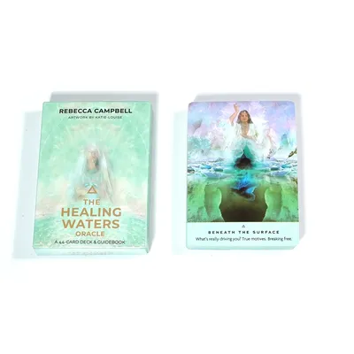 The Healing Waters Oracle Deck by Katie-Louise 44-Card Set Spiritual Insight and Emotional Healing