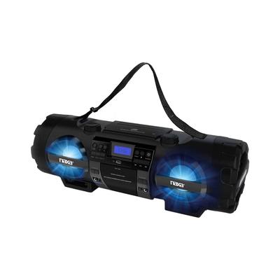 Naxa Mp3/Cd Bass Reflex Boombox & Pa System