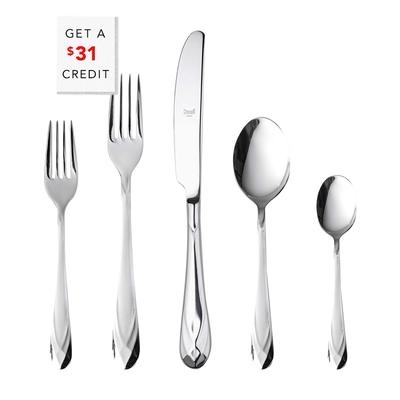 Mepra 20Pc Flatware Set With $31 Credit