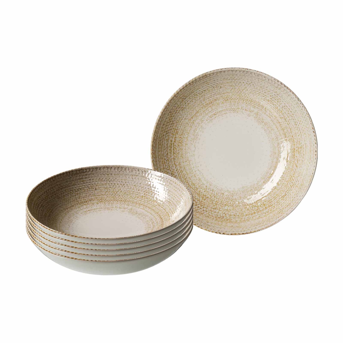 Ritzenhoff & Breker Rimini Suppenteller ø 21 cm Sand 6er Set Image
