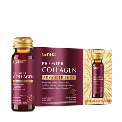 Premier Collagen Advanced Shot Vitamin C - Mixed Berry Vitamin C - 1.69 Fl Oz (10 Bottles)