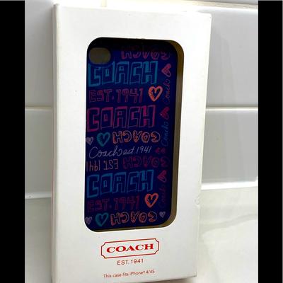 Coach Accessories | Coach Iphone 4/4s Case | Color: Blue/Purple | Size: Iphone 4/4s