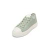 Sneaker MARC O'POLO "aus hochwertigem Veloursleder", Damen, Gr. 42, grün (dusty mint), Obermaterial: 94% Leder, 6% Baumwolle, unifarben, Schuhe