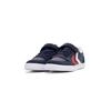 Sneaker HUMMEL "SLIMMER STADIL LEATHER LOW JR", Gr. 26, blau (dunkelblau), Leder, sportlich, Schuhe