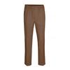 Stoffhose BRÜHL "Gustav", Herren, Gr. 48, EURO-Größen, beige (sand), 3% Elasthan, 97% Baumwolle, unifarben, casual, lang, Hosen, aus Popeline-Stretch