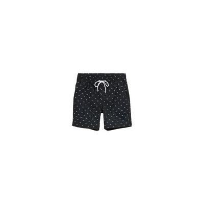TOM TAILOR DENIM Herren Badeshorts mit Print, schwarz, Gepunktet, Gr. XXL Image