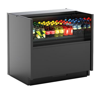 Structural Concepts CN33R-CH 35 5/8" Oasis Vertical Open Air Cooler w/ 1 Level, 110-120v, Black
