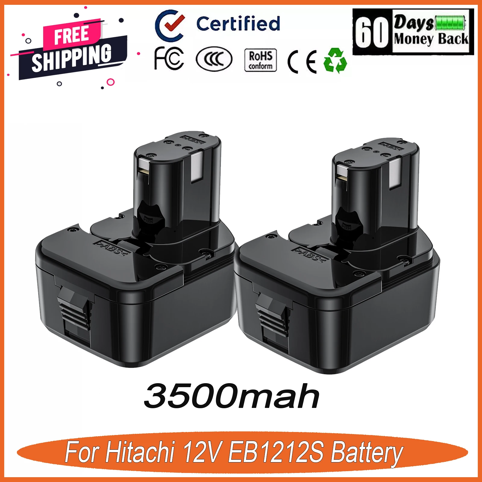 3500mah NI-MH Für Hitachi 12V EB1212S Batterie Ersatz Batterie Für Hitachi EB1212S EB1214S EB1230HL EB1214L Power Tools Image