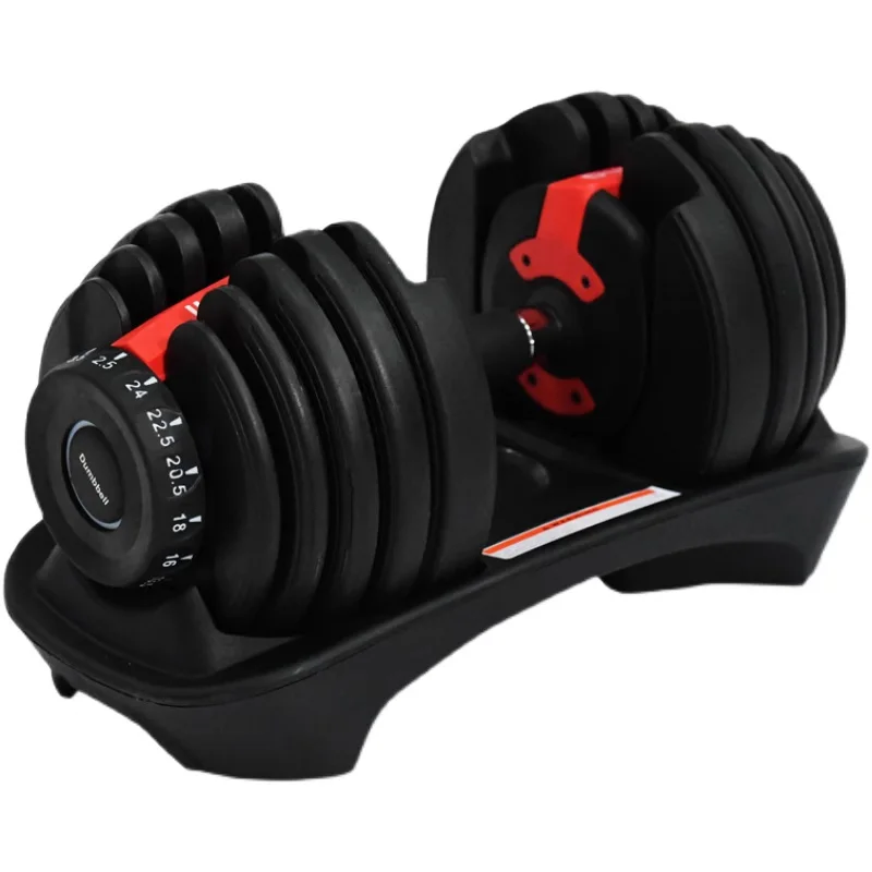 Verstellbares Hantel-Set mit 24 kg/40 kg und Tablett für Workout, Krafttraining, Fitness