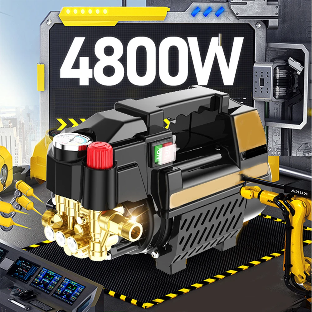 4800 W Auto Waschmaschine Tragbare Reinigung Maschine 220 V Hochdruck Waschen Wasser Pistole Wasserpumpe Multifunktions Hause