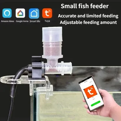 Bester automatischer Fischfutterspender – WiFi Smart Feeder für Aquarien, zeitgesteuerter Image