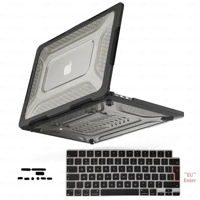 2024 Laptop Case for MacBook Air 15 M3 A3114 Case with dustproof Plug & Keyboard Cover for 2022