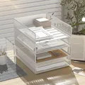 Plateau de fichiers en métal de bureau, plateau en métal épais, support de fichiers de bureau, cadre de fichiers en métal, support de rangement de bureau, stockage de papier pour documents