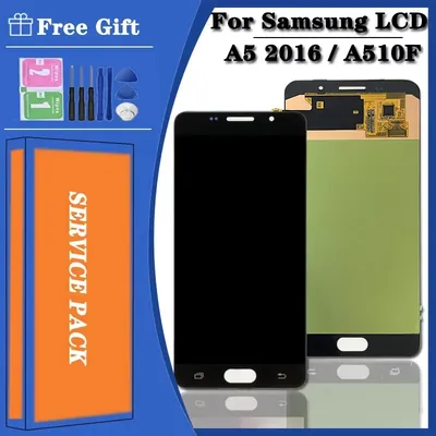 Super AMOLED Test LCD for Samsung A5 2016 A510F A510M A510FD A5100 A510 LCD Display Touch Screen