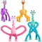 Children Suction Cup Toys Pop Tubes Stress Relief Telescopic Giraffe Hand Toys Sensory Bellows Toys