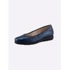 Ballerina CLASSIC BASICS, Damen, Gr. 36, blau (dunkelblau), Glattleder, Basic, Schuhe