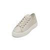 Sneaker MARC O'POLO "aus hochwertigem Rindleder", Damen, Gr. 39, grau (gray silk), Obermaterial: 100% Leder, unifarben, Schuhe