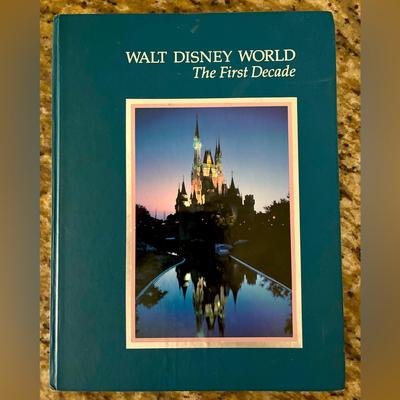 Disney Other | Walt Disney World Wdw The First Decade Vintage Orlando 1982 Hardcover Photo Book | Color: Blue | Size: Os