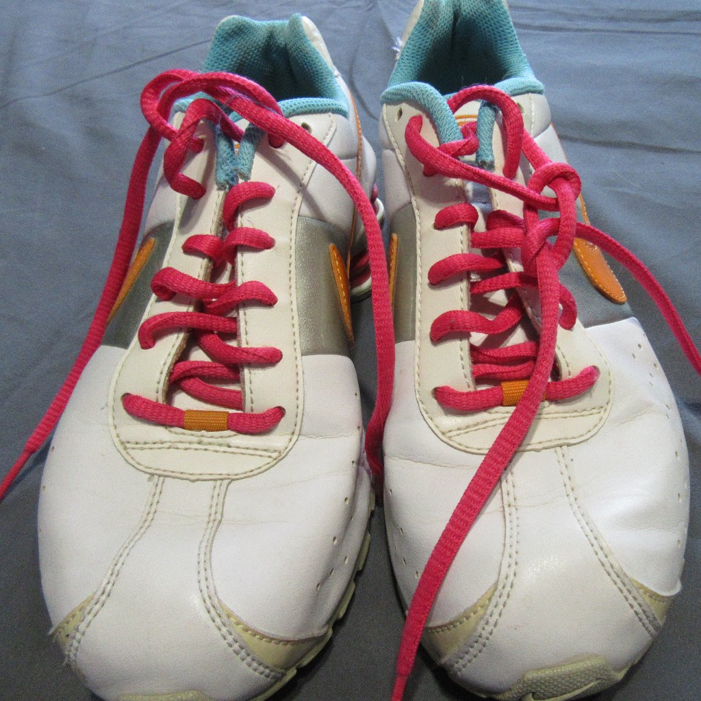 Nike Shoes | Youth Vtg Nike Shocks Miami Sneakers / Shoes Sz 7y | Color: Orange/White | Size: 7b