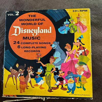 Disney Other | Vintage The Wonderful World Of Disneyland Music Records Volume 2. | Color: Black/Yellow | Size: Os