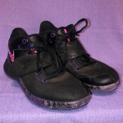 Nike Shoes | Used Men’s Nike Flytrap 3 Black Court Purple Size 11 Bq3060-006 | Color: Black/Purple | Size: 11