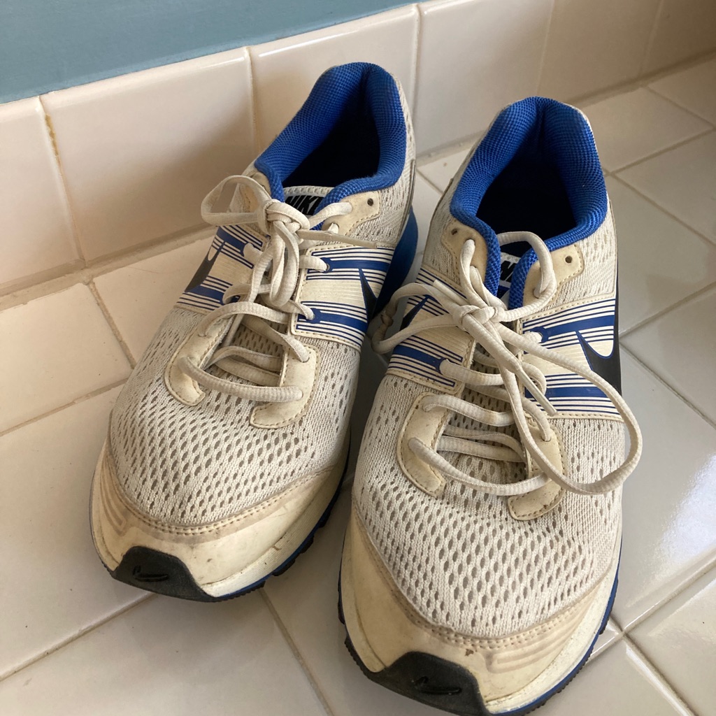 Nike Shoes | Womens Nike Air Pegasus 29 White Blue Black Running Shoes Nike Size - 10 | Color: Black/Blue/White | Size: 10