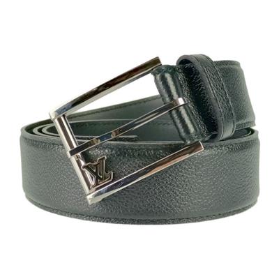 Louis Vuitton Accessories | Louis Vuitton Saint Germain 35mm Belt M8355s Black Leather Men's #100 40 | Color: Black | Size: Os