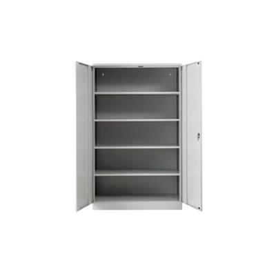 PROREGAL Stahlschrank BEE mit 10 verzinkten Fachböden | HxBxT 195x120x60cm | Grau-Grau | Werkstattschrank Werkzeugschrank Aktenschrank Image