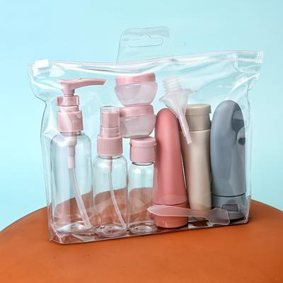 TEMU 11pcs Tsa Approved Travel Bottle Set - Leakproof &, Ideal For Shampoo, Conditioner, Lotion & Body Wash - Essential Image