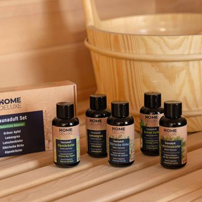 Home Deluxe - Saunaduft 5er Set Sauna, Saunazubehör, Saunaaufgüsse