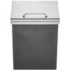 Mophorn - Einlege-Kühlbox, 14'L x 12'B x 18'H, Edelstahl-Eiskühler mit Klappdeckel, 40 qt