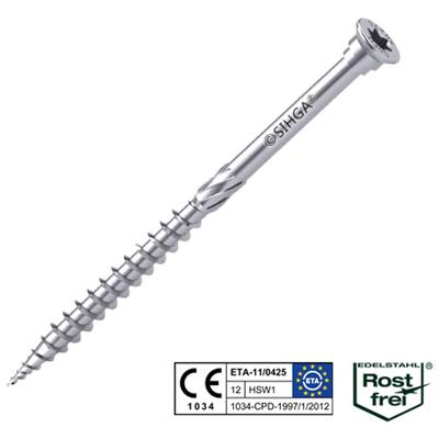 L-GoFix® ms Edelstahl Holzbauschraube 4 x 30 mm 200 Stück Image