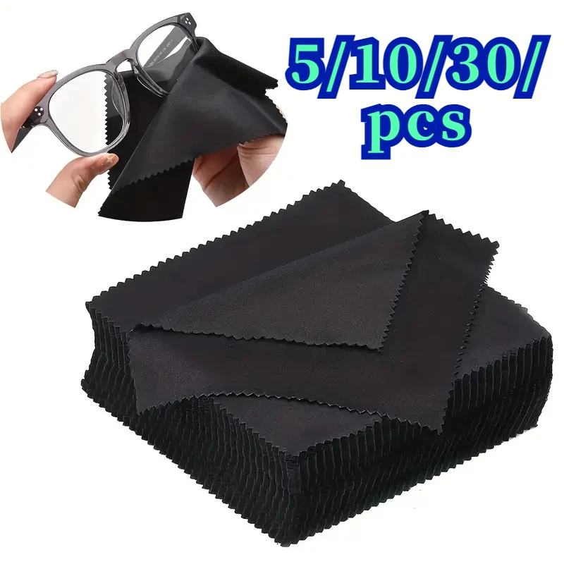 5/10/30/ teile/los 13*13 cm Gläser Reinigung Tuch Mikrofaser Sonnenbrille Brillen Gläser Brillen saubere Linse Tuch Zubehör Image