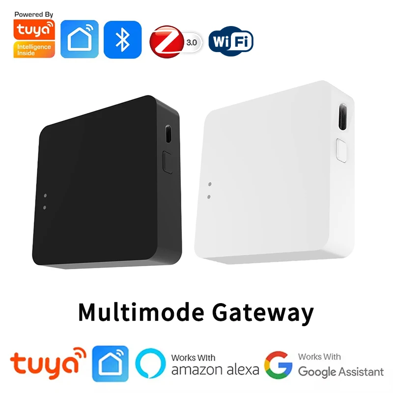 Tuya Multi Mode Gateway ZigBee Bluetooth Hub Smart Life Geräte Home Szene Verknüpfung Fernbedienung Brücke Alexa Google Home Stimme Image