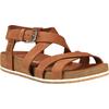 Sandale TIMBERLAND "Malibu Waves Ankle", Gr. 42, rot (rotbraun), Leder, sportlich, Schuhe