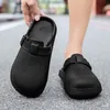 Bebealy Klassische Männer Garten Schuhe Casual Wasserdichte Strand Hausschuhe Männer Clogs Sommer EVA Flache Sandalen Urlaub Pool Männer Schuhe