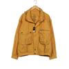 camel active Herren Jacke, Gr. 30, gelb, Baumwolle, Synthetik