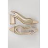 Heine Damen Pumps, Gr. 38, beige, Leder