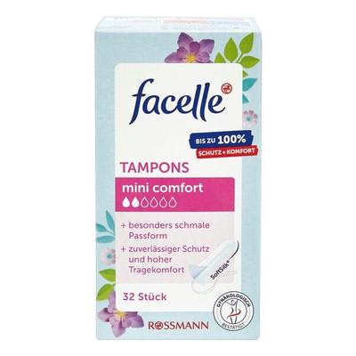 facelle 32er-Pack Tampons »Mini Comfort«, 1.1 cm