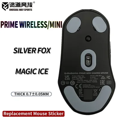 UnusualWaySports Mouse Skates Feet Steelseries Prime Wireless Mini Cambered Surface PTFE Anti Collapse Magic Ice Fox