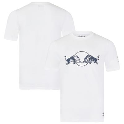 Red Bull Racing T-Shirt mit Grafik-Bullenmotiv – Weiß – Unisex Image