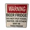 1pc, Funny Warning Sign Beer Stickers,Kitchen Accessaries, Kitchen Decor, Home Decor, Dorm