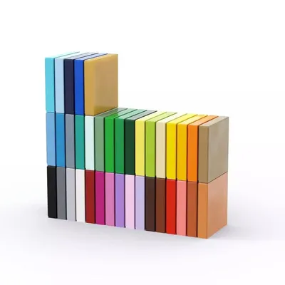 20PCS MOC Accessories Flat Tile 3068 2x2 Light Panel Parts Kit Building Blocks Educational Toys