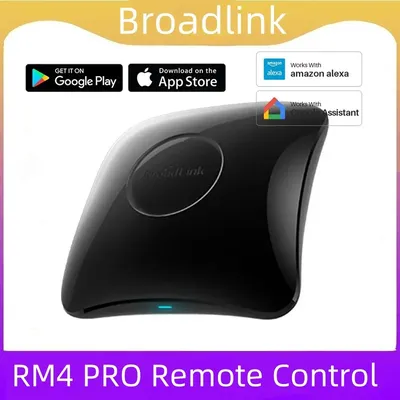 2025 BroadLink RM4 Pro Universal Remote Control RF Controller IR Switch Smart Home Works Alexa