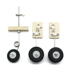 SU27 KT Board Aircraft Metal Landing Gear With Front Wheel Steering For Fixed-wing Aircraft Model Aircraft Fighters Parts
