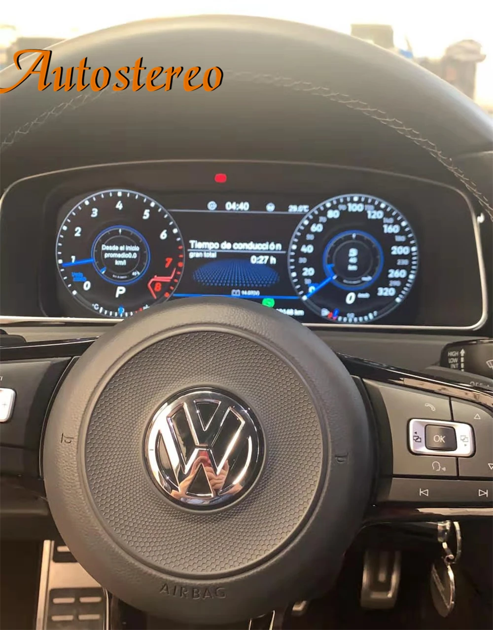 Linux Digital Cluster Virtual Cockpit Per VW B8 PASSAT CC Golf 7 Golf 7.5 GTI Variante Cruscotto Contachilometri Digitale Schermo di Velocità