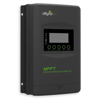 Solarladeregler OFFGRIDTEC "MPPT PRO-X 30A Laderegler 12V/24V/36V/48V", grau, B:18,7cm H:25,5cm T:7,5cm, Kunststoff, Spannungsregler, Hochentwickelte MPPT-Technologie