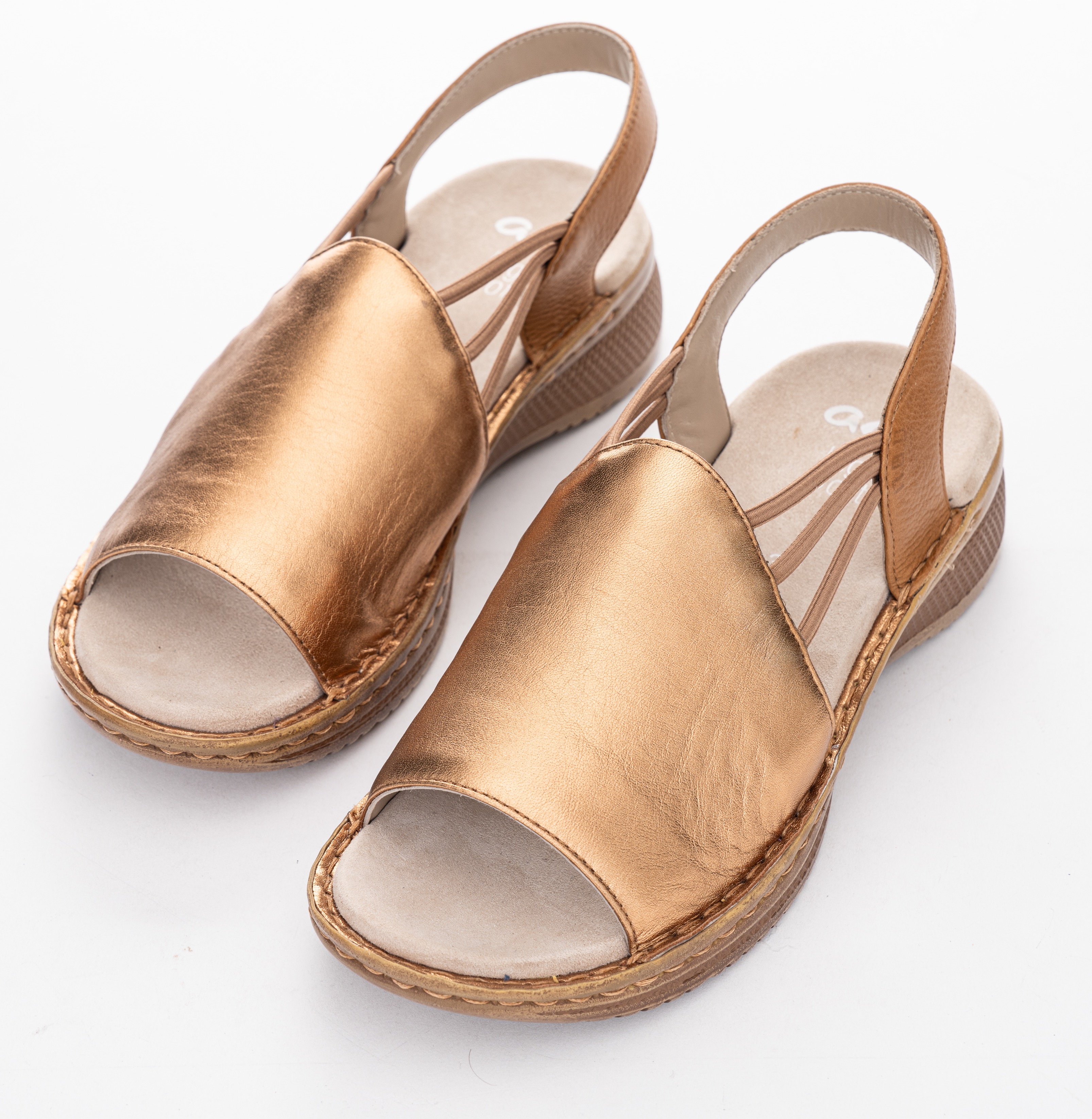 Riemchensandale ARA "HAWAII", Damen, Gr. 38, braun, Glattleder, Schuhe Riemchensandale, Sandalette, Festtagsschuh in Bequemweite G (= weit)