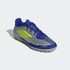 Fußballschuh ADIDAS PERFORMANCE "F50 CLUB MESSI TF", Gr. 42,5, silber metallic, solar gelb, lucid blau, Synthetik, sportlich, Schuhe