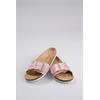 Pantolette ANISTON SHOES, Damen, Gr. 38, rosa, Lederimitat, modisch, Schuhe, Sommerschuh, Strandschuh, Glitzersteine - NEUE KOLLEKTION